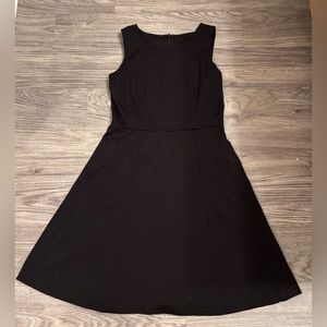 212 Collection Classic Black Fit & Flare Sleeveless Dress - Size S